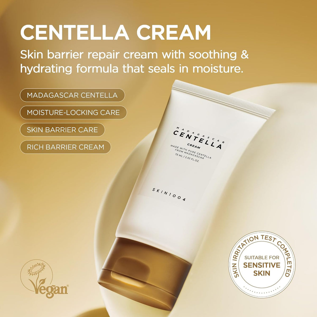 SKIN1004 Madagascar Centella Cream 75 ml — alternate product view