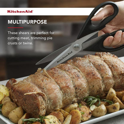 KitchenAid All Purpose Kitchen Shears with Sheath, 8.72 Inch, Black - view 5