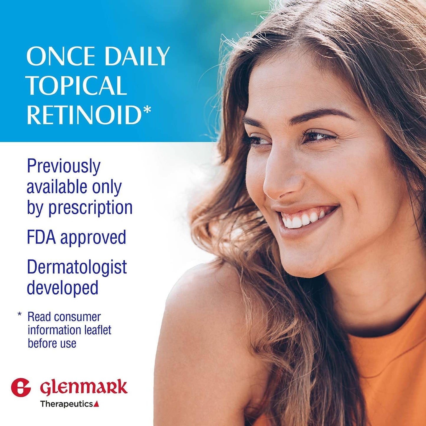 Glenmark Adapalene Gel 0.1% Acne Treatment — Paraben-Free Retinoid for Face | 15g