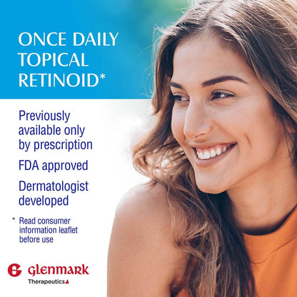 Glenmark Adapalene Gel 0.1% Acne Treatment — Paraben-Free Retinoid for Face | 15g