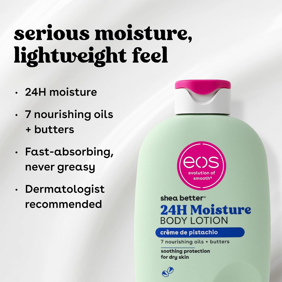 eos Shea Better Body Lotion, Crème de Pistachio, 16 fl oz - view 5