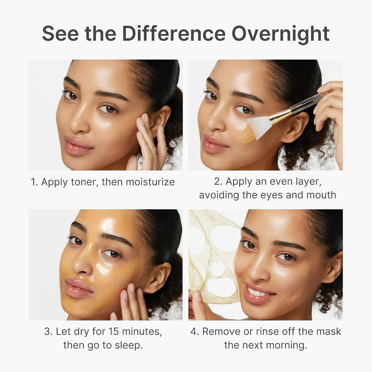 medicube Kojic Acid Turmeric Overnight Wrapping Peel-Off Mask - view 6