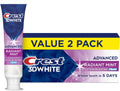 Crest 3D White Advanced Whitening Toothpaste, Radiant Mint, 94 g (3.3 oz), Pack of 2