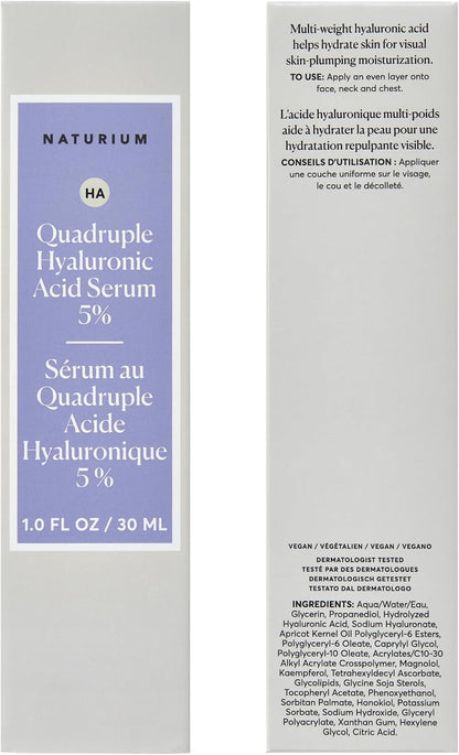Naturium Quadruple Hyaluronic Acid Serum 5% 30 ml (1 fl oz) - view 3