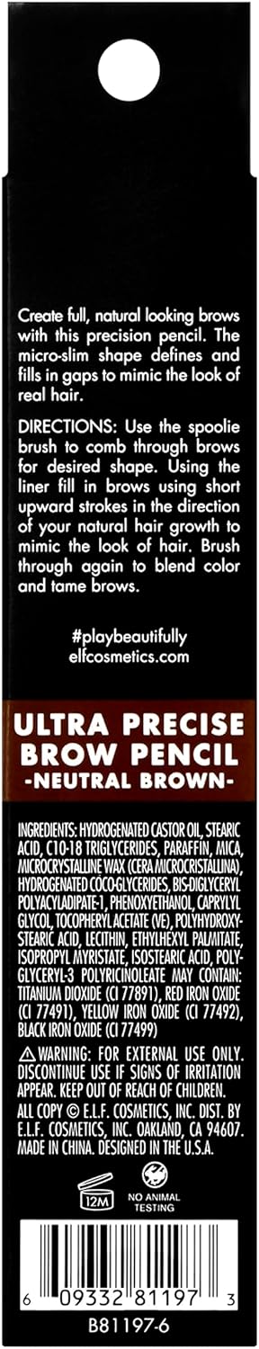 e.l.f. Ultra Precise Brow Pencil - Neutral Brown - view 5
