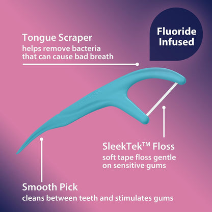 DenTek Comfort Clean Sensitive Gums Floss Picks, 150 Count, Pack of 6 - view 4
