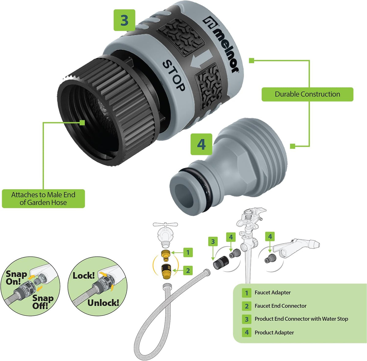 Melnor 6 Piece QuickConnect Starter Set - view 6