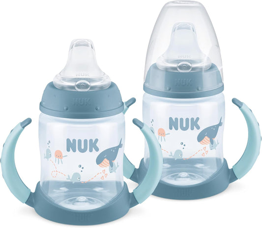 NUK First Choice Learner Cup, 5 oz, Blue, 2-Pack