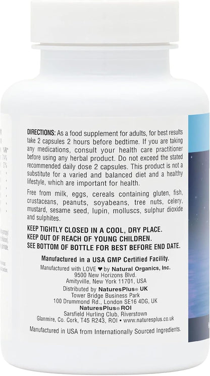 NaturesPlus Magnesium Night Time Capsules 60 Count - view 5