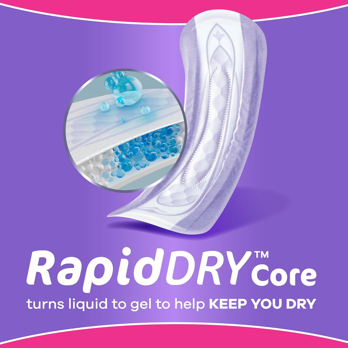 Always Discreet Long Incontinence Pads, Moderate Absorbency, 162 Count - view 6