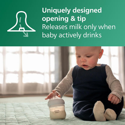 Philips Avent Natural Glass Baby Bottle 4 oz, Slow Flow - 1 Pack - view 5