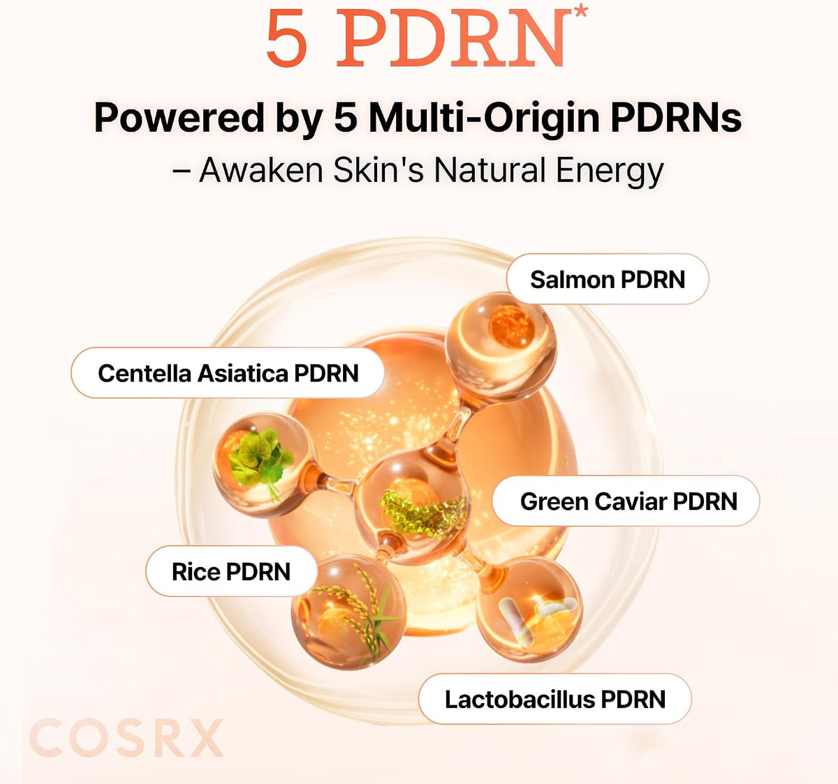 COSRX 5 PDRN Hyaluronic Acid Vital Hydrating Hydrogel Mask, 3 Masks - view 4