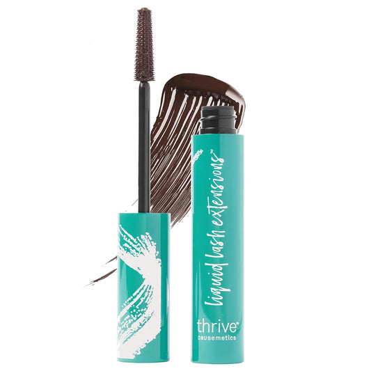 Thrive Causemetics Liquid Lash Extensions Tubing Mascara, Brown Black