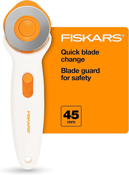 Fiskars 45mm Stick Rotary Cutter for Fabric and Crafts
