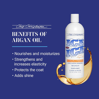 Chris Christensen Ice on Ice Detangling Dog Conditioner 473ml - view 3