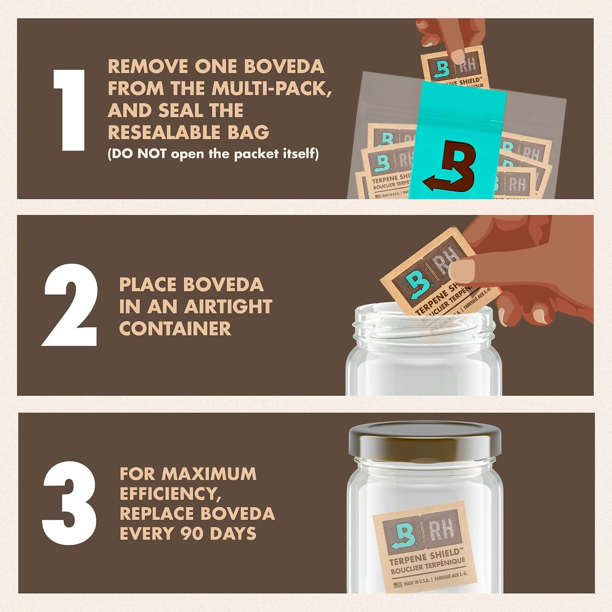 Boveda 58% Two-Way Humidity Control Packs Size 4 (Pack of 10) - view 4