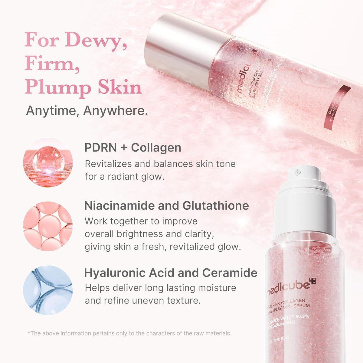 Medicube Jelly Mist Serum with Pink PDRN Collagen, 100 ml - view 3