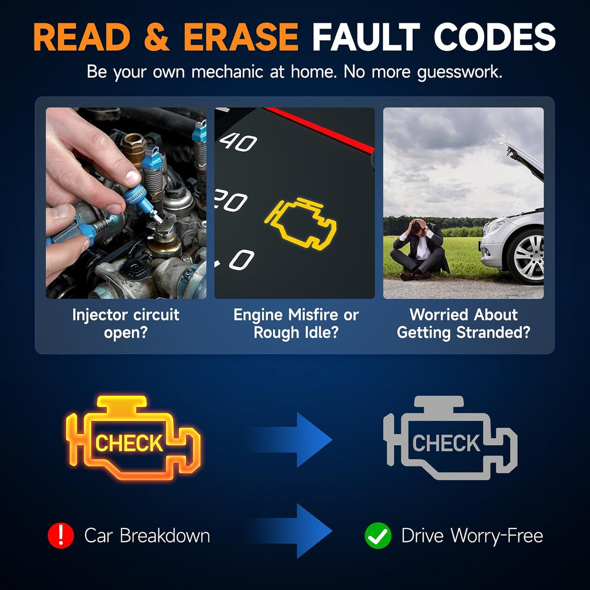 FOXWELL NT301 OBD2 Scanner Code Reader - view 2
