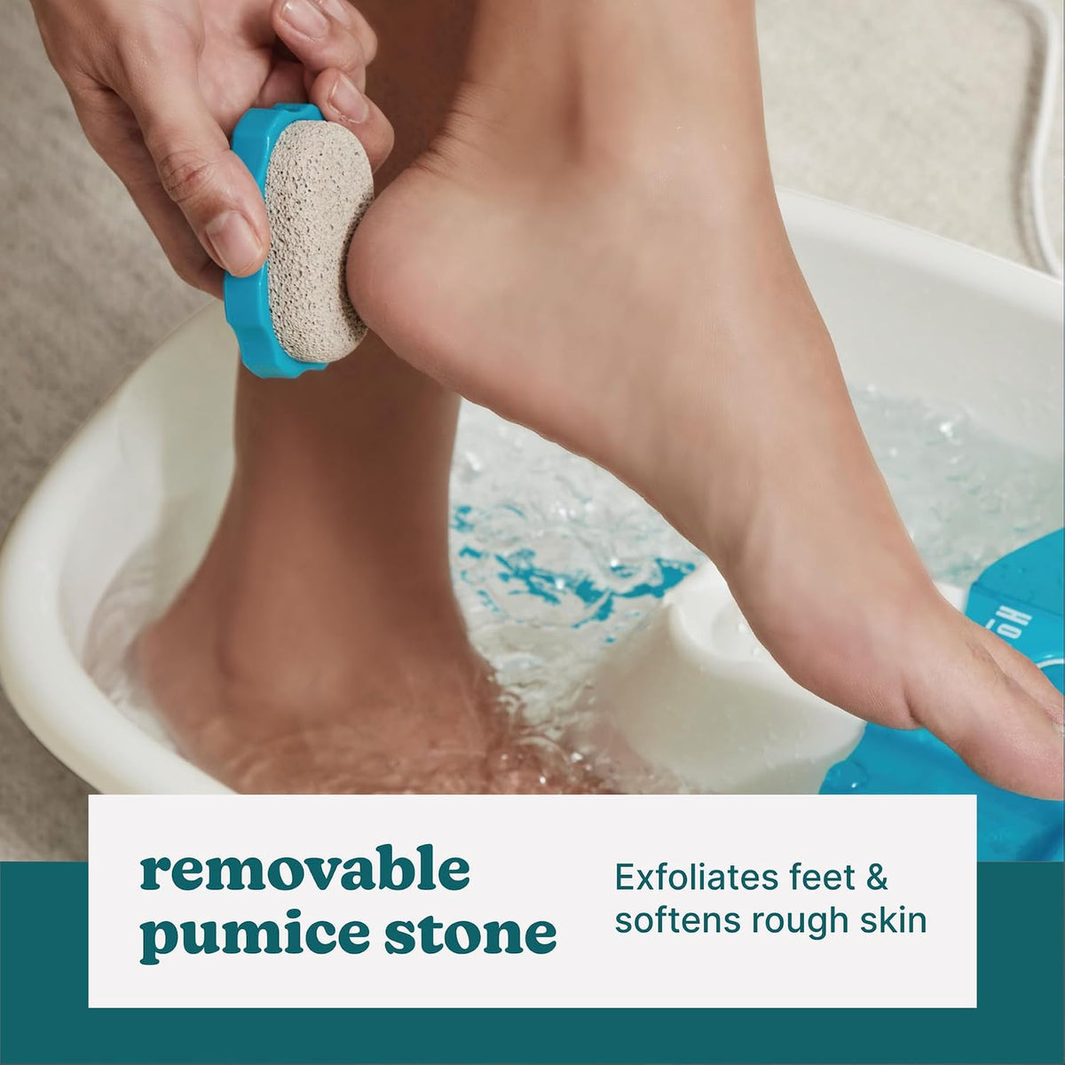 Homedics Bubble Mate Foot Spa with Toe-Touch Control - view 3