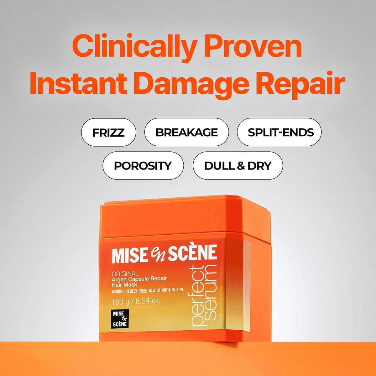 Mise En Scene Argan Oil Repair Hair Mask with Protein, 6.34 fl oz - view 3