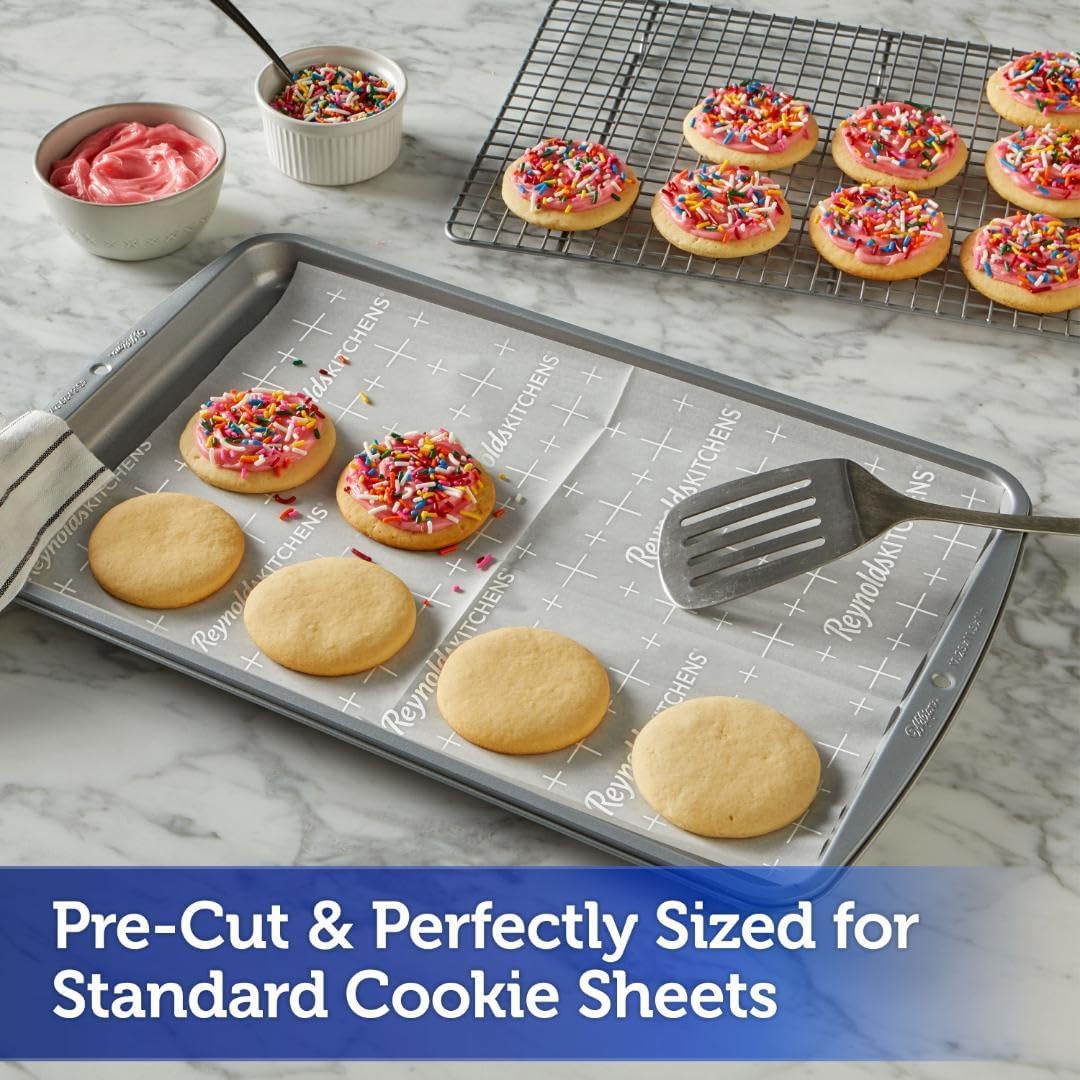 Reynolds Kitchens Pre-Cut Parchment Cookie Sheets, 22 Count - view 3