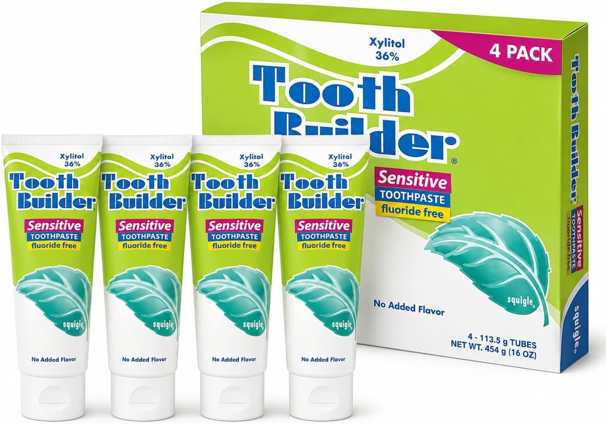 Squigle Tooth Builder Fluoride-Free Xylitol Toothpaste