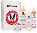Warren London Butter Box Dog Grooming Gift Set, 4 Products