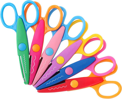Mr. Pen Decorative Edge Craft Scissors, 6 Pack