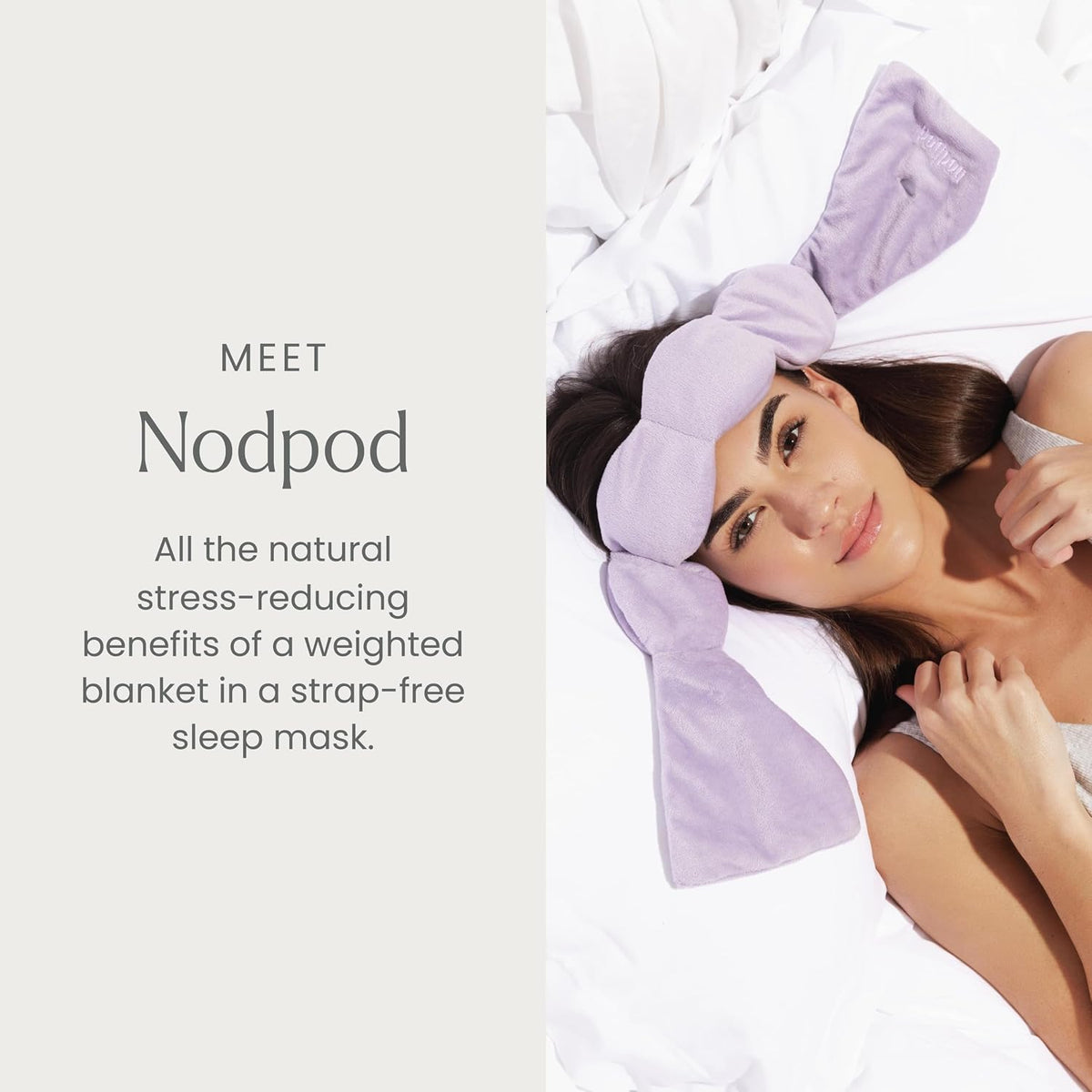 nodpod Gentle Pressure Weighted Sleep Mask — alternate product view