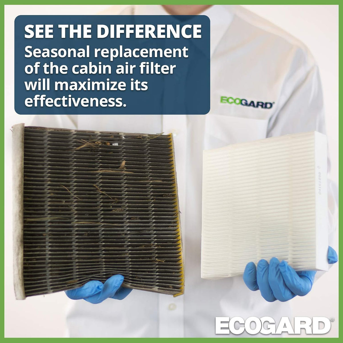 ECOGARD XC36080 Premium Cabin Air Filter for Honda Models - view 6