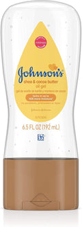 Johnson's Baby Oil Gel with Shea and Cocoa Butter, 185 ml (6.5 fl oz)