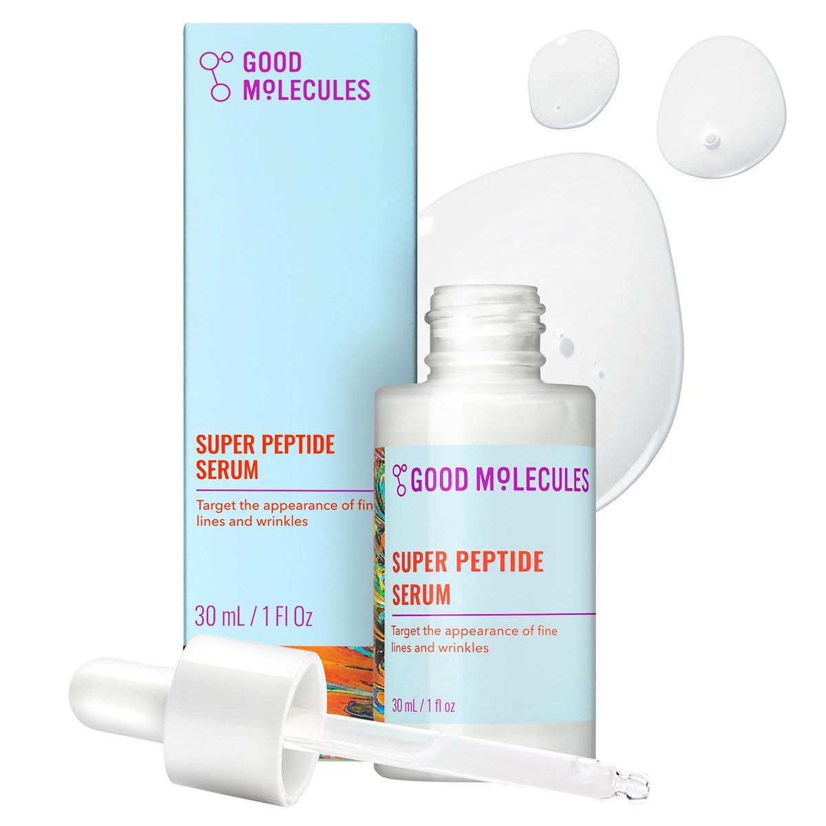 Good Molecules Super Peptide Serum with Copper Tripeptides, 1 oz — product view