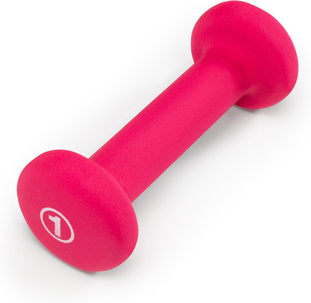 Marcy Neoprene Dumbbell 1 lb - Single, Fuchsia