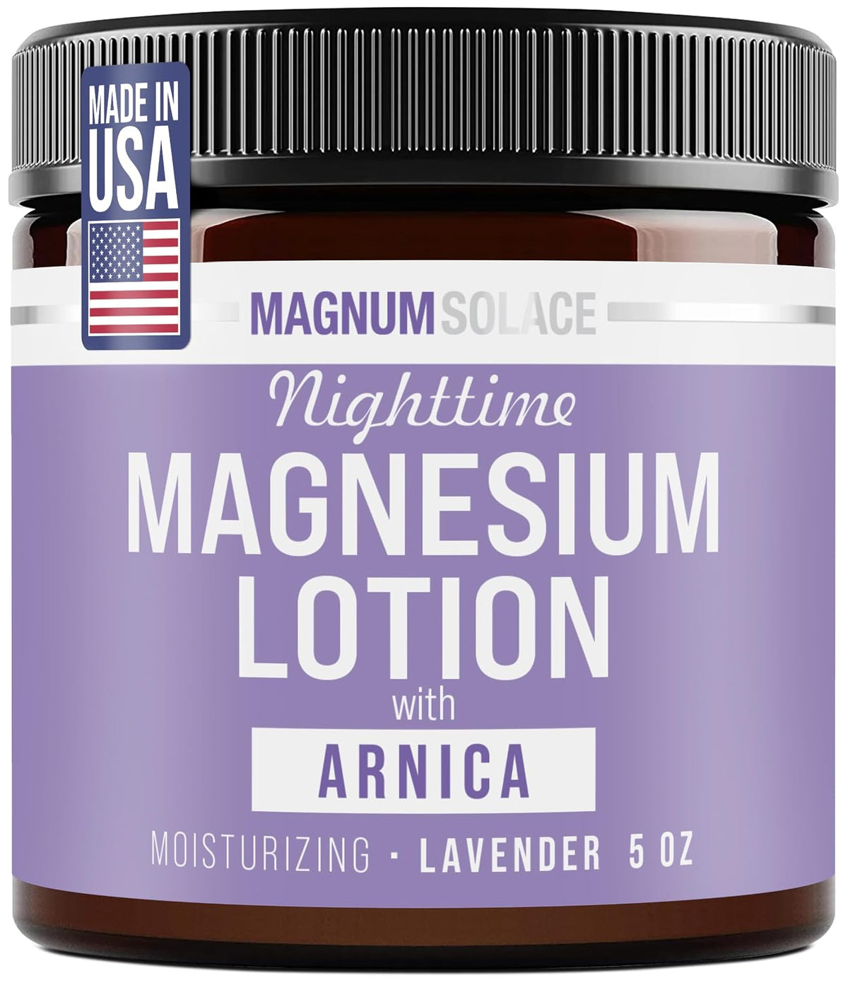 Magnum Solace Nighttime Magnesium Lotion with Arnica — product view