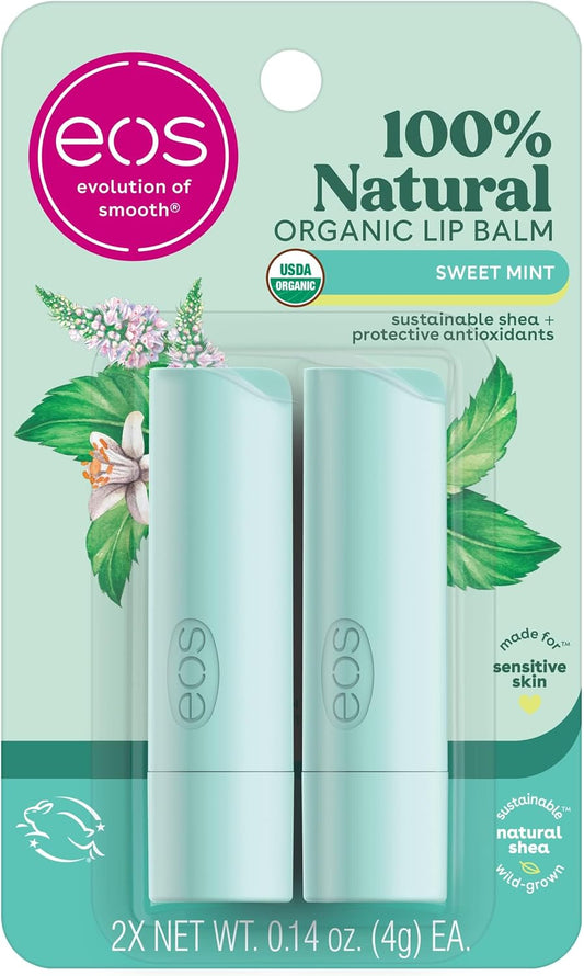 eos Lip Balm, Sweet Mint, Pack of 2