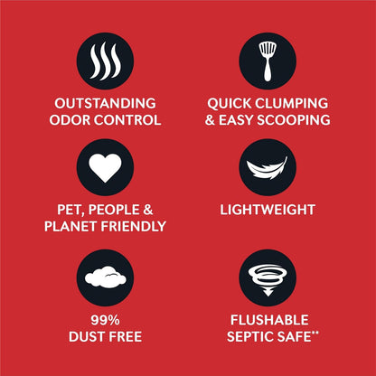 World's Best Cat Litter Multiple Cat Unscented Clumping Litter, 15 lb - view 3