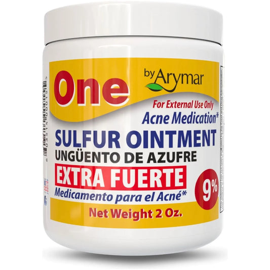 Arymar Sulfur Ointment 9% Acne Spot Treatment for Face and Body 2oz - USA in UK