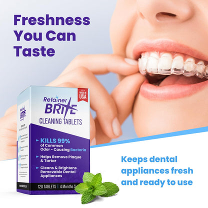 Retainer Brite Cleaning Tablets for Retainers and Dental Appliances, 96 Count - view 6