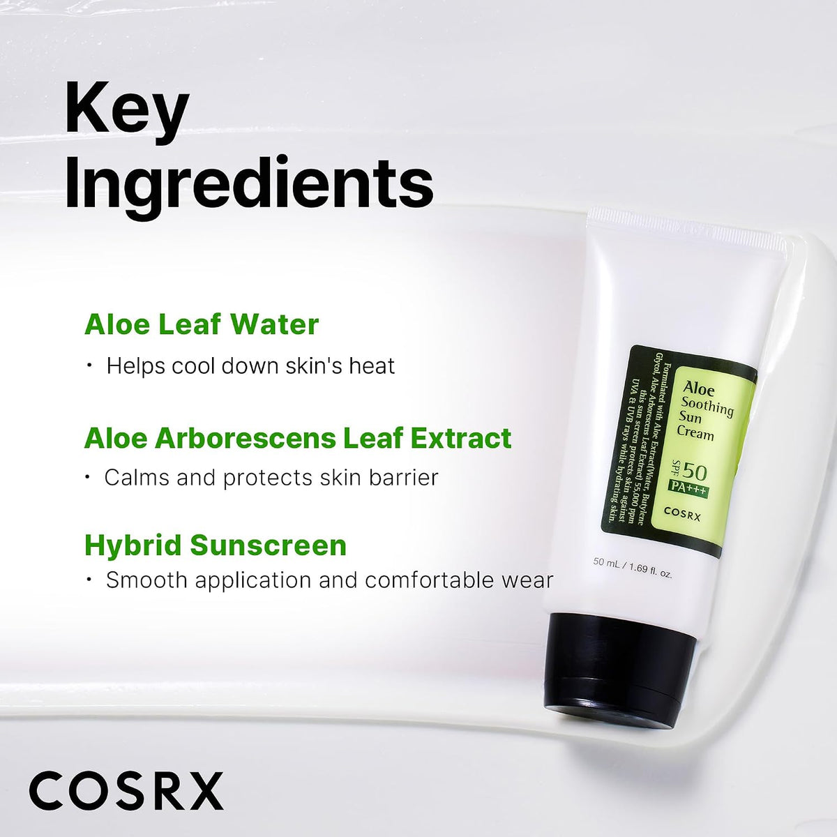 COSRX Aloe Soothing Sun Cream SPF 50+ PA+++ - view 4