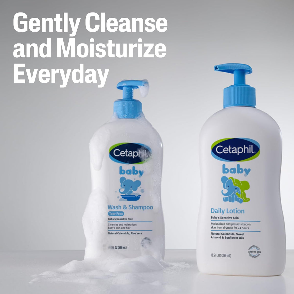 Cetaphil Baby Wash & Shampoo with Organic Calendula 13.5 fl oz - view 5