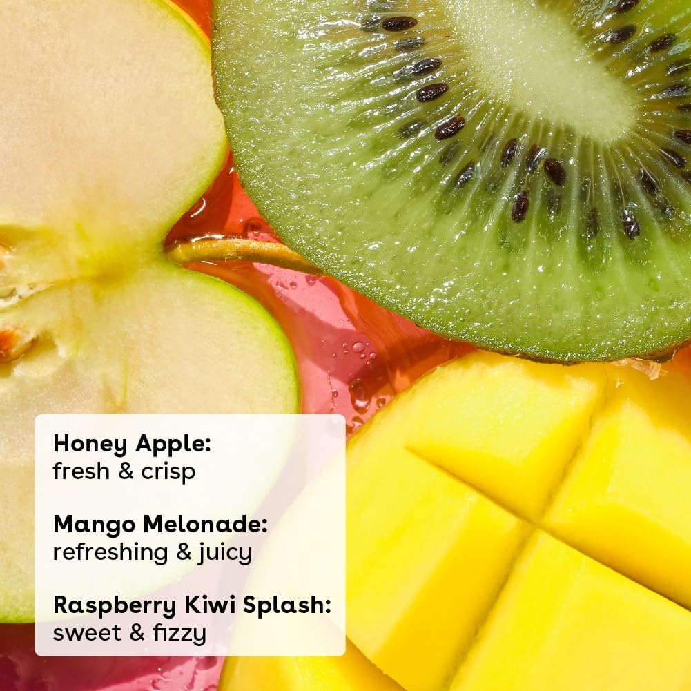 eos Natural Shea Lip Balm Pack of 3 Honey Apple, Coconut Milk, Raspberry Kiwi - view 2