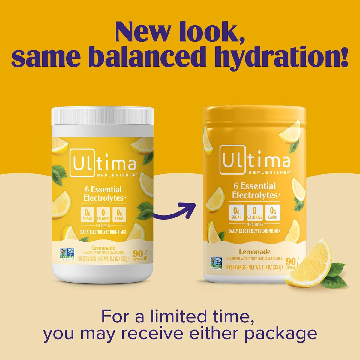 Ultima Replenisher Daily Electrolyte Powder, Lemonade, 90 Servings - view 4