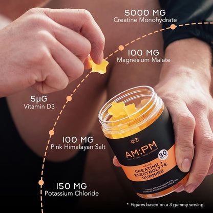 AM:PM Nutrition Creatine Gummies 5,000 mg Per Serving 90 Count - view 2
