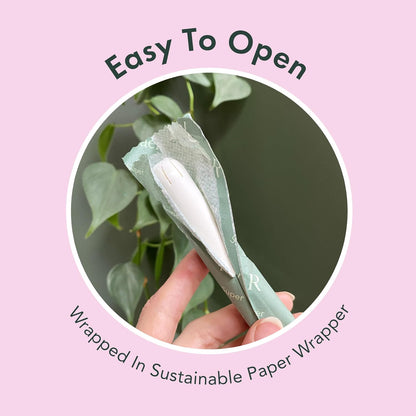 Rael Organic Cotton Cardboard Applicator Tampons, 36 Count - view 6