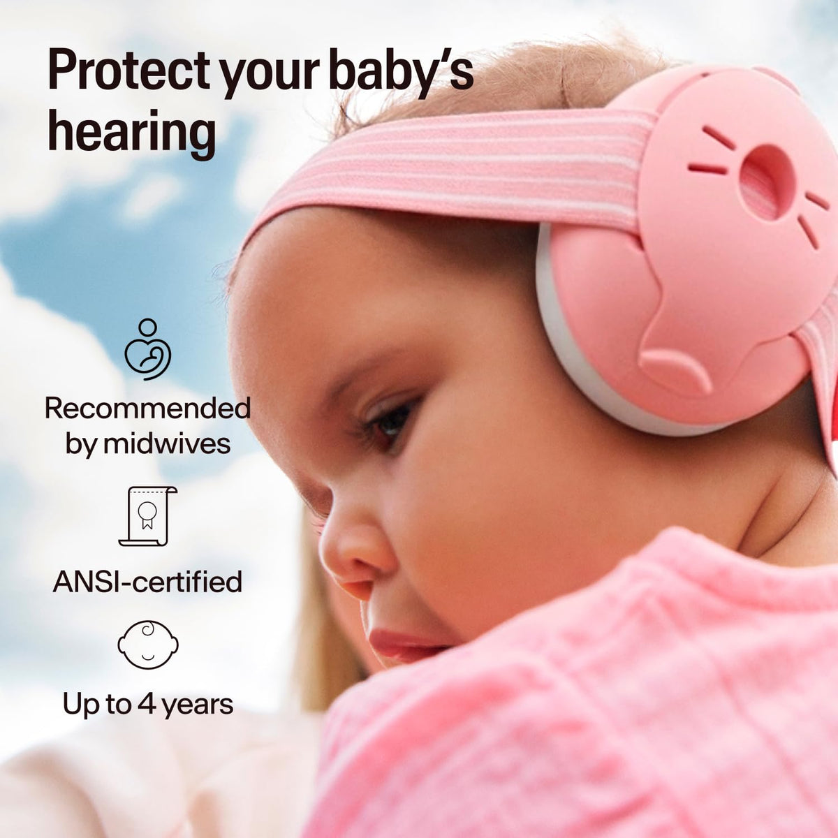Alpine Muffy Baby Ear Defenders for Babies and Toddlers - view 2