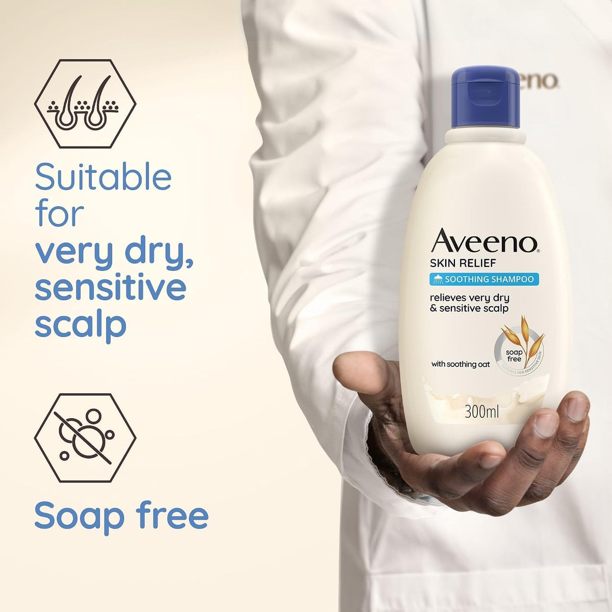 Aveeno Skin Relief Soothing Shampoo, 300 ml - view 5