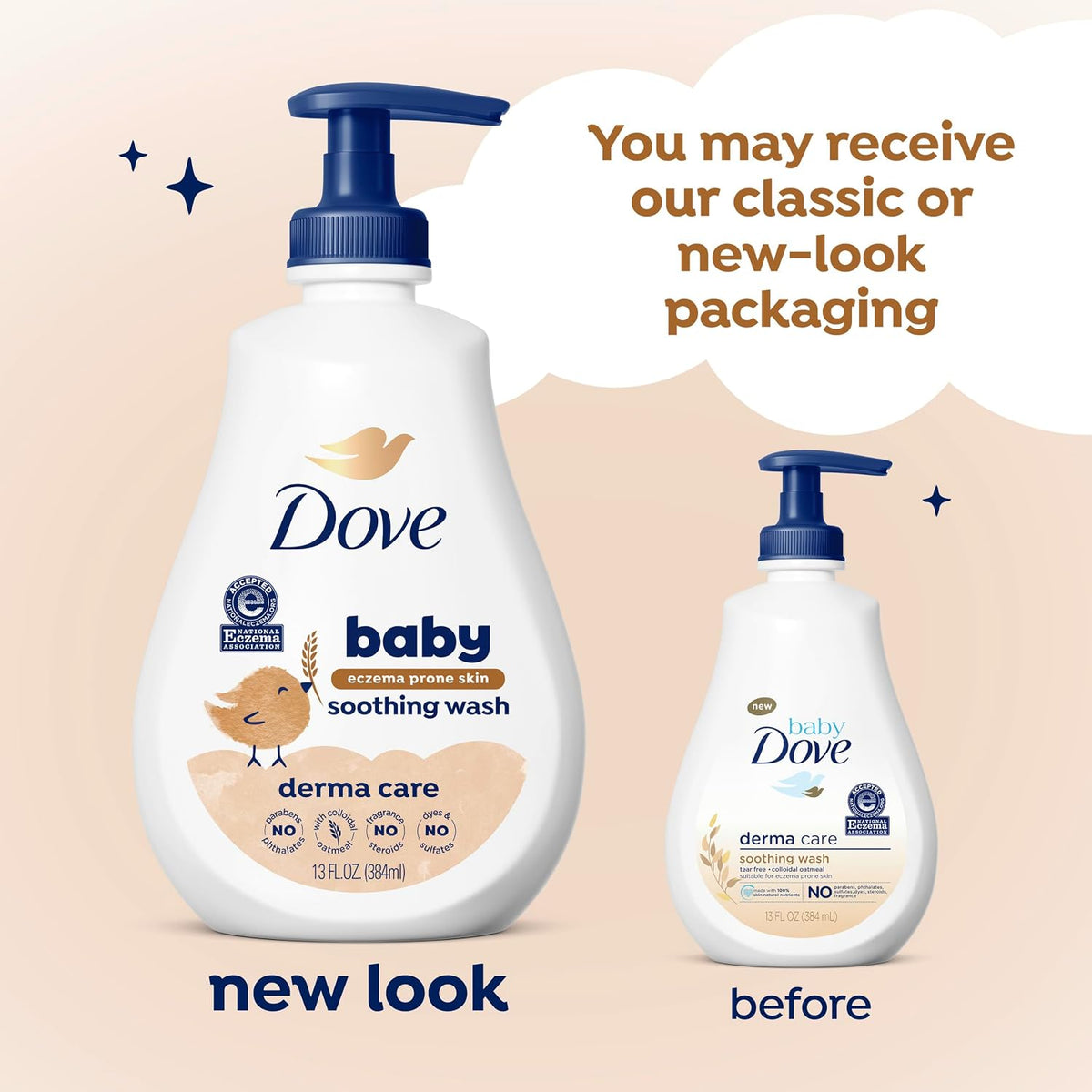 Baby Dove Derma Care Soothing Wash, 13 oz - view 4