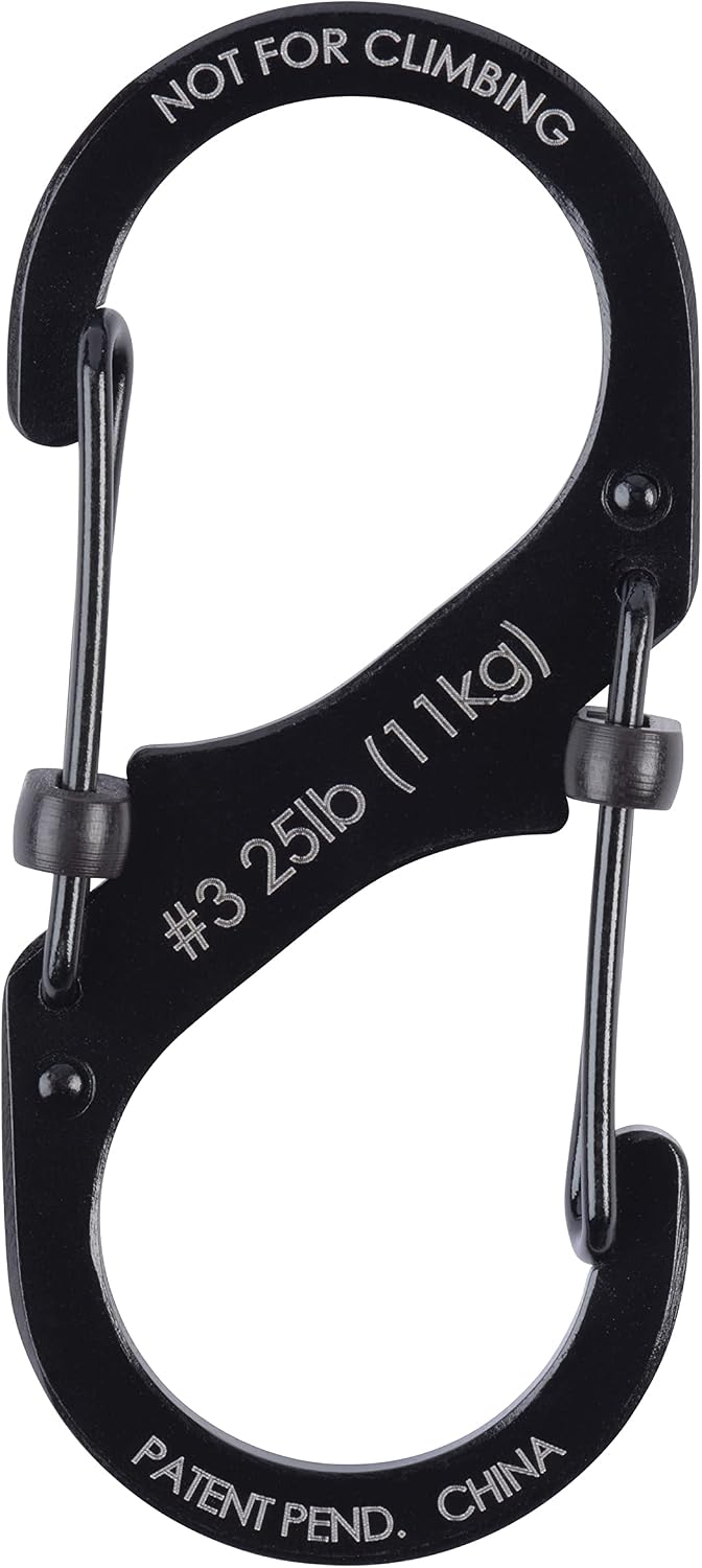 Nite Ize S-Biner SlideLock Dual Locking Carabiner, Size 3, Stainless Steel - view 3