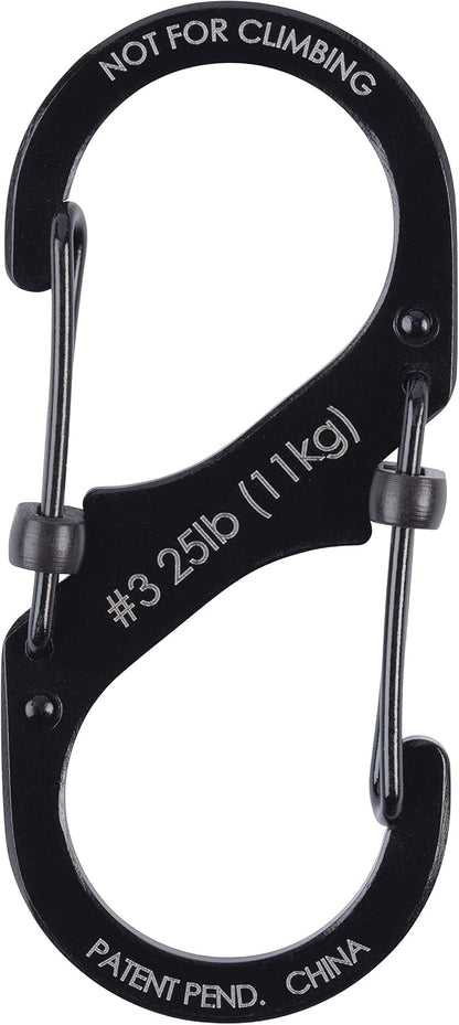 Nite Ize S-Biner SlideLock Dual Locking Carabiner, Size 3, Stainless Steel - view 3