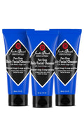 Jack Black Road Warriors Pure Clean Daily Facial Cleanser for Men, Pack of 3